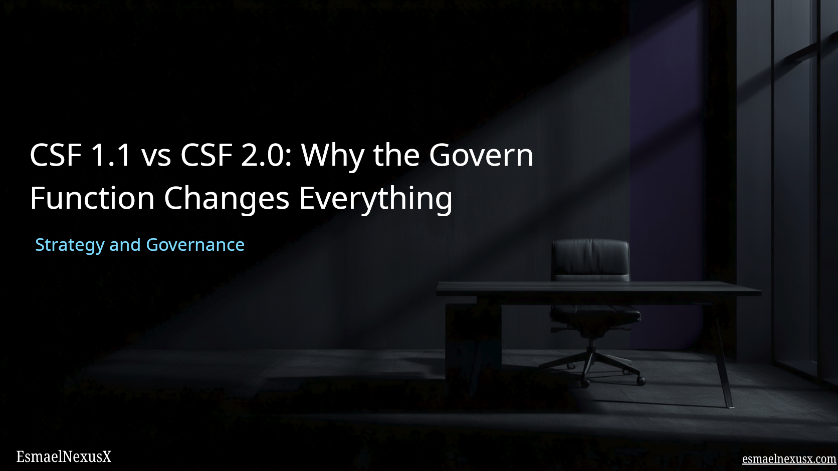 CSF 1.1 vs CSF 2.0: Why the Govern Function Changes Everything